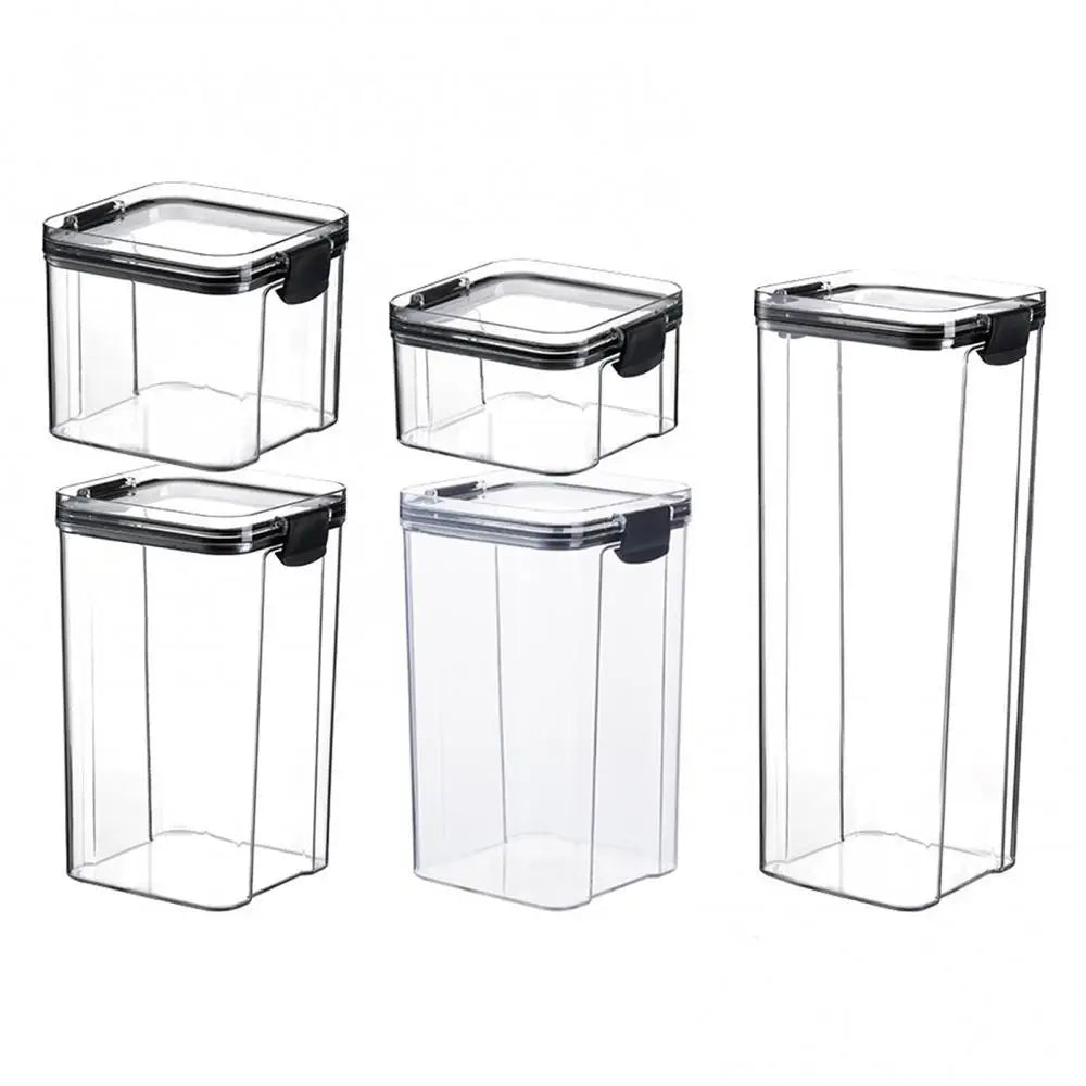 Food Storage Containers Set Jars Cereal Candy Dried Jars with Lid Fridge Storagetank Containers Kitchen Storage Box
