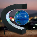 Magnetic Levitation Globe LED World Floating Lamp Rotating Globe Lights Bedside Lights Novelty Christmas Gifts Levitating Lamp