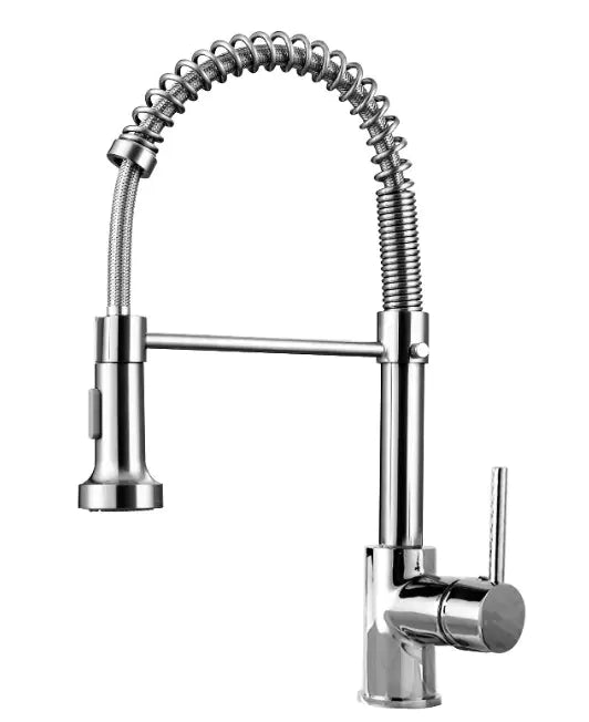 Spring Brushed Kitchen Sink Faucet