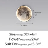 Moon LED Wall Light