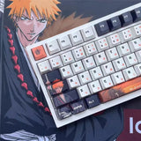 128 Keys Anime Bleach Keycaps for Cherry MX Switch Mechanical Keyboard