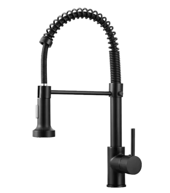 Spring Brushed Kitchen Sink Faucet