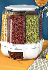 360° Rotating Grains Food Dispenser